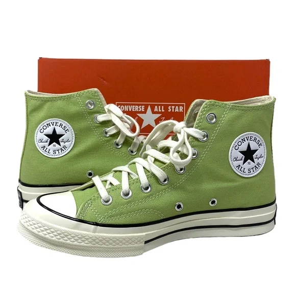 Converse Chuck 70 High Shoes Casual Men's Sneakers Canvas Vitality Green A04585C - Picture 9 of 11